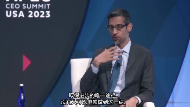 谷歌 CEO Sundar Pichai 人工智能竞赛与监管