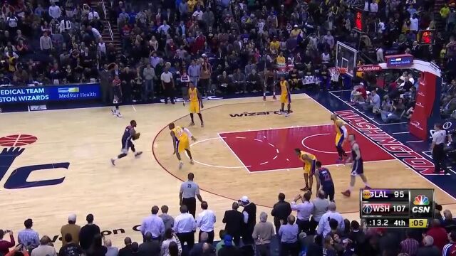 【NBA30队巡礼】风驰电掣!约翰沃尔奇才生涯集锦