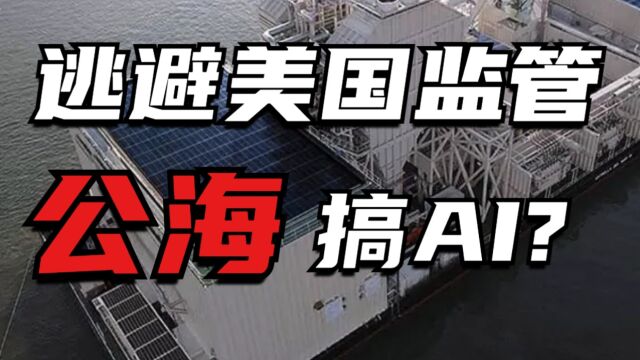 逃避美国监管,公海搞AI?