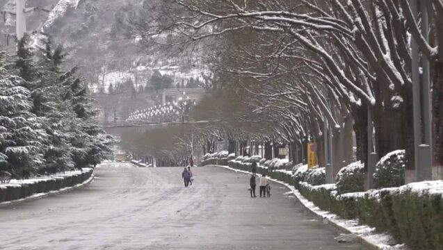 白雪黛山映寒酥 缥缈纤凝若锦裘