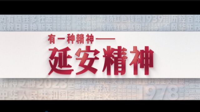 有一种精神丨弘扬延安精神,走好新时代赶考路