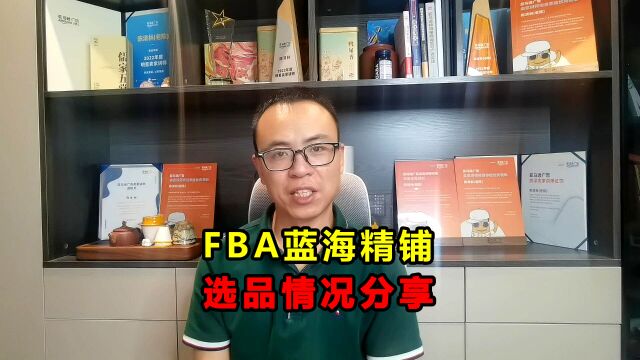 FBA蓝海精铺模式,选品情况分享