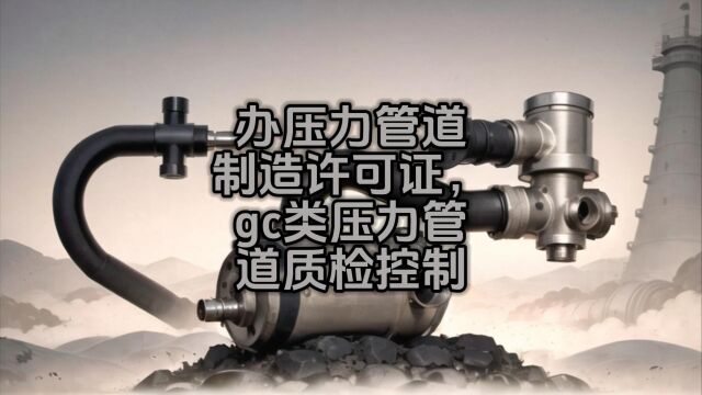 办压力管道制造许可证,gc类压力管道质检控制