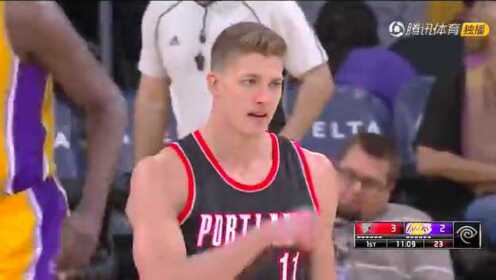 《NBA全场回放》【回放】开拓者VS湖人全场纯享版 凯利劈扣绝杀开拓者