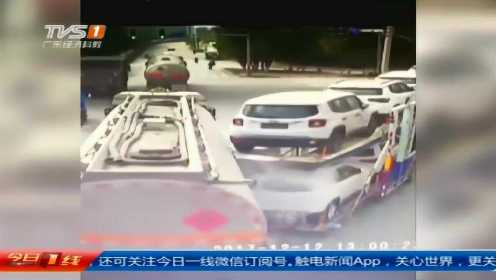 广州南沙 槽罐车煤油泄漏 多部门紧急救援