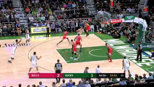《NBA全场集锦》【得分】亲兄弟明算账 大洛佩兹晃飞弟弟单手劈扣