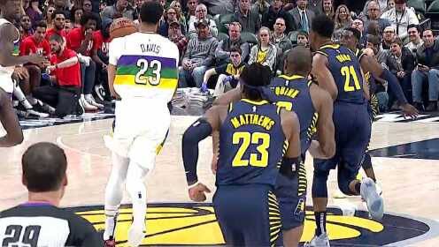 《NBA全场集锦》【得分】不服不行！戴维斯抢断助攻兰德尔打成2+1