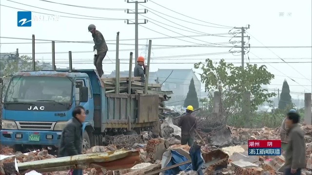 湖州吴兴区 一村民占用集体土地违建已拆除