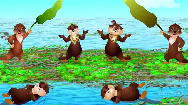 Sea Otter Nursery Rhyme | ChuChuTV Sea World | Animal Songs For Children