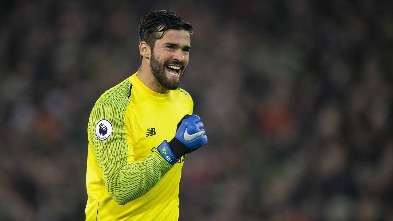 全景英超世界级门将阿利森骚操作逆天扑救合集