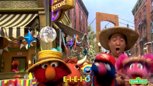 Sesame Street Old MacDonald Had a Farm with Lyrics  Elmo's Sing Along