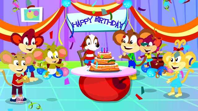 Here We Go Looby Loo | Monkey Rhymes | Cartoon Videos For Kids