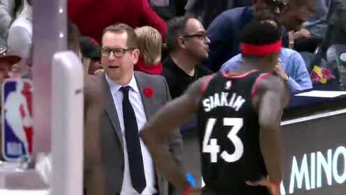 《NBA全场回放》【原声回放】猛龙vs快船第4节  布歇双手拦网血帽哈雷尔