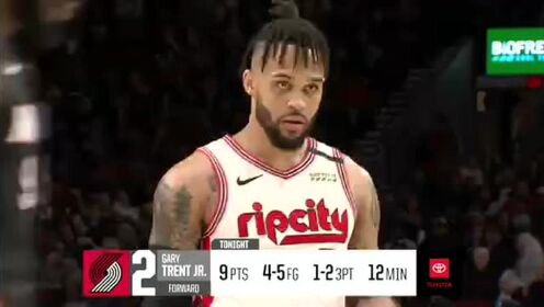 《NBA全场回放》【原声回放】热火vs开拓者第2节 德拉季奇率队反攻