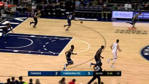 《NBA全场集锦》二话不说就是怼 加里纳利强硬背打抛投命中