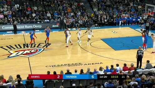 《NBA全场集锦》万花丛中过片叶不沾身 亚历山大见缝插针滑翔上篮打进