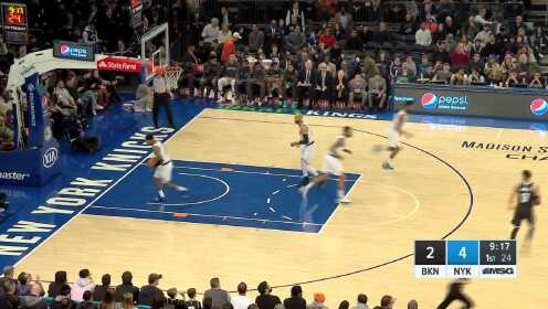 《NBA全场集锦》开场手感火热 丁威迪分球普林斯远程三分一发入魂