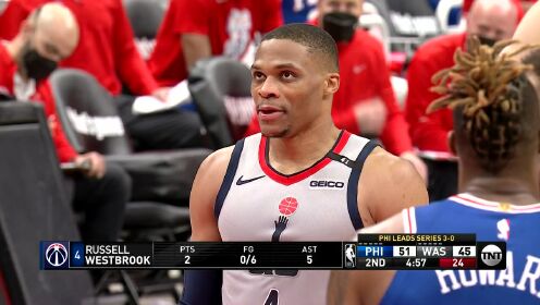 《NBA全场集锦》费城vs奇才第2节英文原声回放