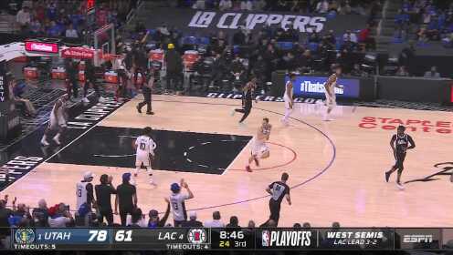 《NBA全场集锦》【纯享】爵士vs快船精华纯享 曼恩狂砍39分一战成名快船完成逆转晋级西决