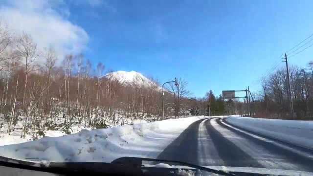 在日本北海道洁白的雪山上来一场滑雪吧 体验岛屿雪山的魅力