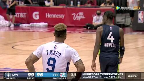 《NBA全场集锦》令人窒息的三十秒！米勒绝命封盖+奈特扣篮杀死比赛
