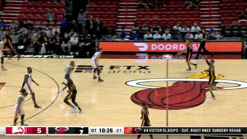 《NBA全场集锦》热火生涯完美开启 洛瑞干拔三分完美入网