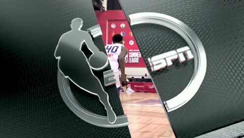 《NBA全场集锦》琼斯掩护空切内线 接球起飞在比斯利头顶暴扣