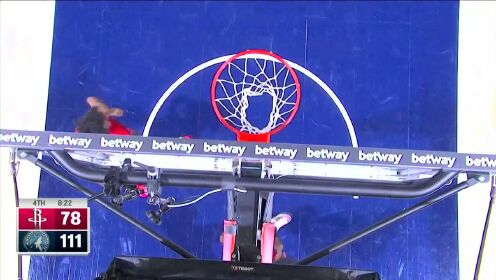 《NBA全场集锦》天高任鸟飞 爱德华兹一飞冲天滑翔暴扣