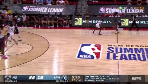 《NBA全场集锦》【回放】NBA夏季联赛：鹈鹕vs森林狼第2节