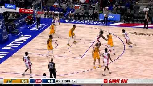 《NBA全场集锦》坎宁安精准传球转移弱侧 助迪亚洛三分穿心