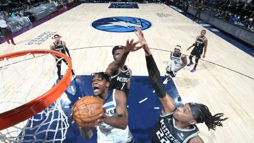 《NBA全场集锦》国王vs森林狼 中文解说全场回放