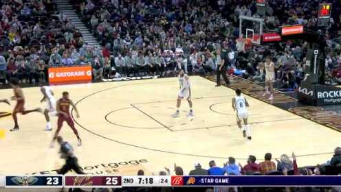 《NBA骑士》二人转谁不会啊？乐福分球古德温三分一箭穿心