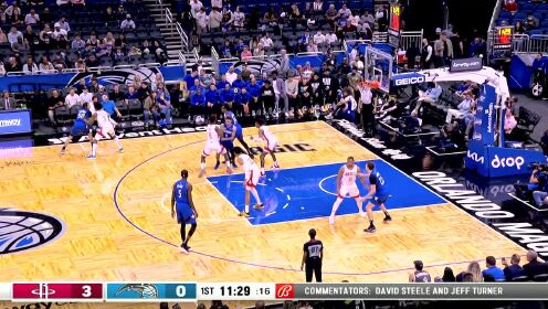《NBA全场集锦》内传内配合搞起来 小卡特高抛班巴隔扣戈登
