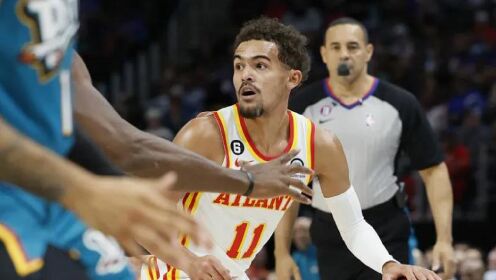 《NBA全场集锦》特雷-杨生涯第52次单场砍下至少30分10助攻 位列联盟第一
