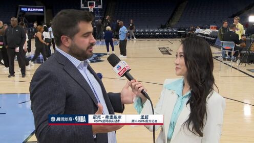 NBA全场集锦_NBA常规赛:篮网124-134灰熊_前面记者孟超采访篮网队跟队记者:现在我们是2.5巨头_高清1080P在线观看平台_腾讯视频