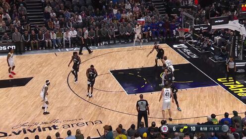 《NBA全场集锦》【原声】快船112-125爵士 沃尔空砍26+5马尔卡宁献致命中投+三分