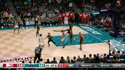 《NBA全场集锦》三球精准分球外线 PJ华盛顿三分收割比赛