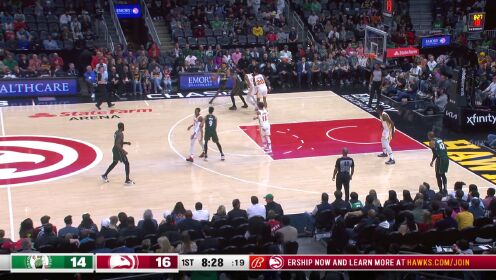 《NBA全场集锦》【纯享】凯尔特人vs老鹰精华回放 双探花齐心协力客场射落老鹰