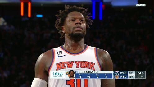 《NBA全场集锦》剧本都不敢这么写 兰德尔罚球不中挂筐补扣