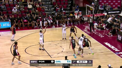 《NBA全场集锦》【回放】开拓者vs魔术英文原声全场回放