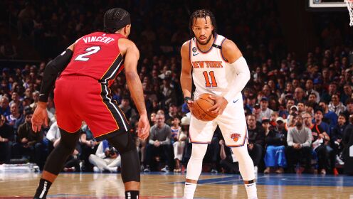 《NBA全场集锦》【球星】布伦森vs热火集锦 手感欠佳25+5+7难救主