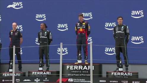 纵情F1_2023F1西班牙大奖赛正赛_【颁奖】维斯塔潘一路领跑轻松夺冠周冠宇收获积分梅赛德斯两位车手双双领奖台_高清1080P在线观看平台_腾讯视频