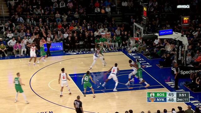 凯尔特人107-114尼克斯 奎克利替补轰下21分