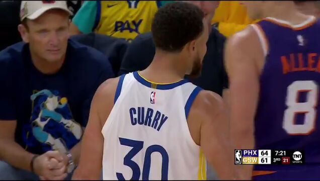NBA揭幕战：太阳vs勇士第3节英文原声回放