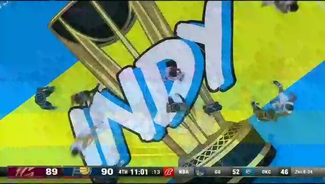 NBA季中锦标赛小组赛：骑士vs步行者英文原声全场回放