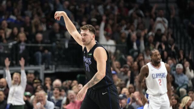 快船vs独行侠五佳球 东契奇超远三分迎射保罗乔治