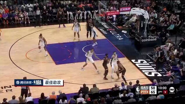 马刺vs太阳第4节中文解说回放