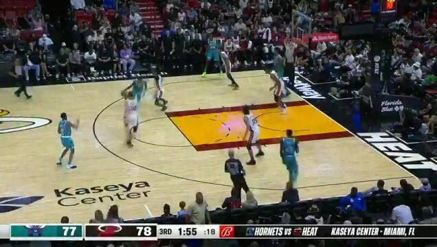 NBA季前赛：黄蜂vs热火英文原声全场回放