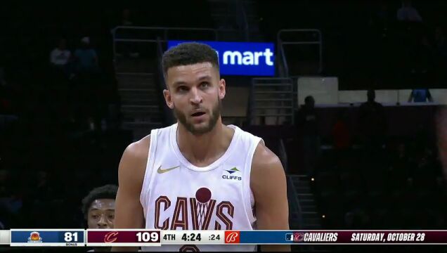 NBA季前赛：拉阿纳纳马卡比vs骑士第4节中文解说回放