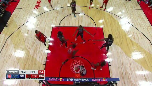NBA常规赛：活塞vs猛龙英文原声全场回放